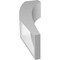Ekena Millwork 4-in. W x 8-in. D x 20-in. H Thorton Architectural Grade PVC Knee Brace BRCP04X08X20THR - alternate 6